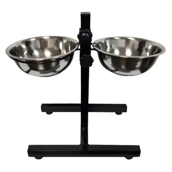 Миски на штативе для собак 2*1,5 л ZooFooD (высота 32 см)