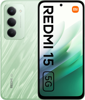 Мобільний телефон Xiaomi Redmi 15 5G 4/128GB Ripple Green (MZB0L9SEU)