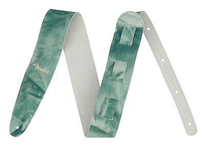 Ремень для гитары Fender Strap Tie Dye Leather Sage Green