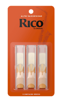 Трости для саксофона альт D'Addario Rico RJA0320 - Alto Sax #2.0 - 3-Pack (3 шт.)