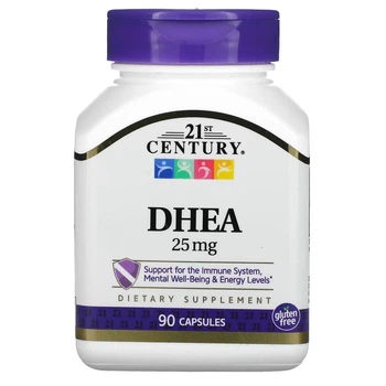 Дегідроепіандростерон 25 мг DHEA 21st Century 90 капсул