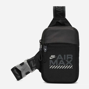 Спортивная сумка слинг через плечо тканевая Nike Nsw Ess Crssbdy-Airmax Fa24 HF6994-010 Черная (197597231181)