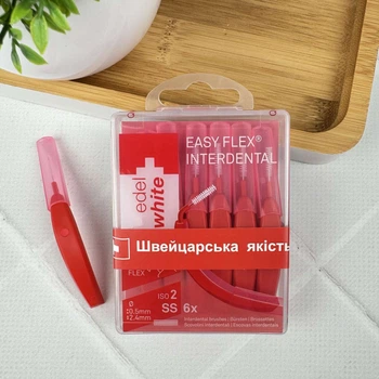 Межзубная щетка Edel+White EasyFlex Profi Line (SS) 0,5 мм, 6 шт