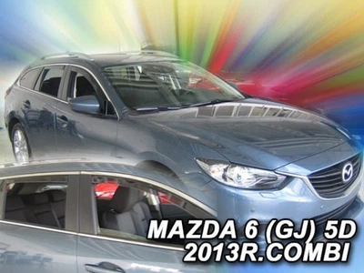 Дефлекторы окон ветровики Mazda 6 5D Combi 12-24 вставные 4шт Heko Мазда 6 АМ0033756
