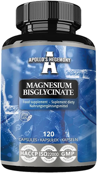 Suplement diety Apollo's Hegemony Magnesium Bisglycinate 120 kapsułek (8721077930640)