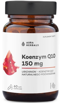 Харчова добавка Aura Herbals Коензим Q10 150 мг 60 капсул (5902479615837)