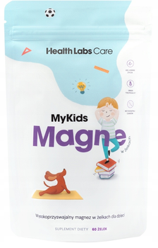 Харчова добавка HealthLabs Care My Kids Magne 60 жувальних цукерок (5906146791718)