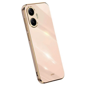Чехол - накладка Silicone Adds 6D для Xiaomi Poco F7 pink