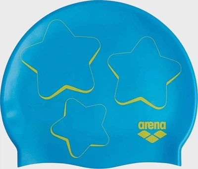 Детская шапочка для плавания Arena PRINT JR One Size, силиконовая, для бассейна (2D0D2B62C758)