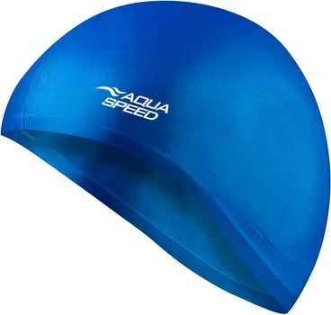 Шапка для плавання Aqua Speed EAR CAP 5872 синій Уні OSFM