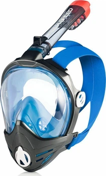 Повнолицьова маска Aqua Speed BRIZO синій S/M (227-01)