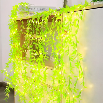 Декоративная LED гирлянда “Плакучая ива” 4 м, USB, тёплый белый свет