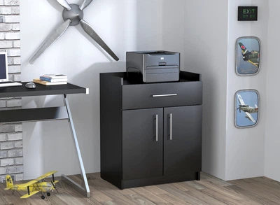 Тумба для принтера L-640 Loft design Черный ST7
