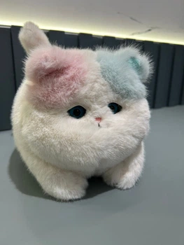 Кошеня інтерактивне Cute Cat сенсорне виляє хвостиком видає звукові ефекти Білий з рожевим (M 6241 I UA)