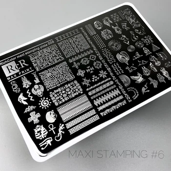 Большая пластина для стемпинга RichColoR MAX PRINT RcR-06
