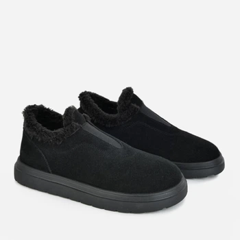 Ботинки зимние женские Paradize Shoes B-7402 чёрные 40 (27,3 см) замшевые