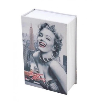 Книга-сейф "Монро" металл/картон 26,5 х 20 х 6,5 см
