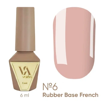 Камуфлирующая база Valeri Rubber Base French 06 персиковий, 6 мл
