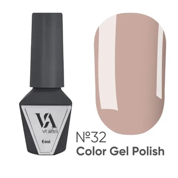 Гель-лак Valeri Color №32 блідо-лілово-бежевий, 6 мл