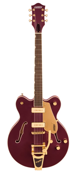 Электрогитара Gretsch Electromatic Pristine LTD Center Block Doubke-Cut With Bigsby Dark Cherry Metallic