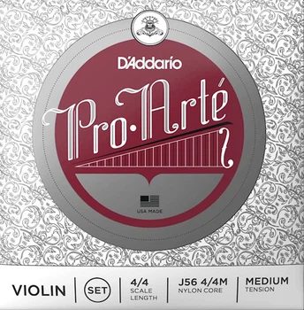 Струни для скрипки D'Addario J56 4/4M Pro-Arte Medium Tension