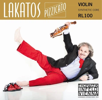 Струны для скрипки Thomastik-Infeld RL100 Lakatos Pizzicato Synthetic Core 4/4 Medium Tension