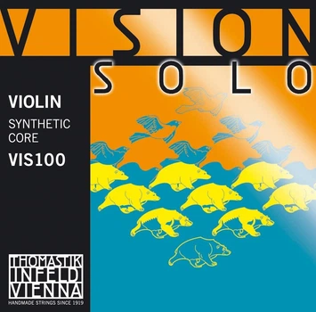 Струны для скрипки Thomastik-Infeld VIS100 Vision Solo Synthetic Core 4/4 Medium Tension