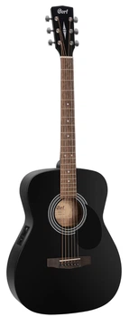 Электроакустическая гитара CORT AF510E (BLACK SATIN)