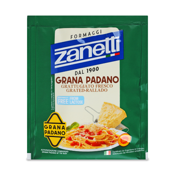 Сир Zanetti Грана Падано DOP, тертий, 50г