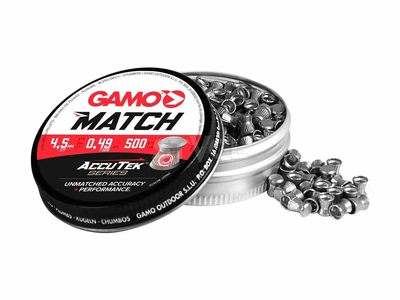 Кулі Gamo match accutek 0,49 гр. 500 шт (кал.4,5)