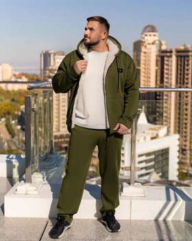 Мужской тёплый костюм Lenato "Arctic" 60-62 хакі