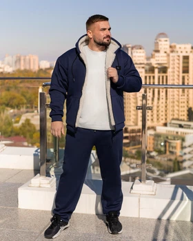 Мужской тёплый костюм Lenato "Arctic" 48-50 синій