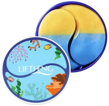 Відновлюючі патчі Liftheng Golden Seaweed Moisturizing Eye Mask з Колоїдним золотом та Водоростями 60 шт (6973098894827)