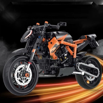 Конструктор Sembo Block мотоцикл KTM 1290 Super Duke R (529 деталей)