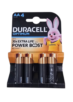 Батарейка DURACELL OPTIMUM AA/LR6 (4шт)