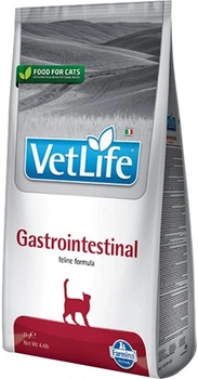 Сухой лечебный корм для кошек Farmina Vet Life Gastrointestinal диет. питание, при заболевании ЖКТ, 400 г (8010276025197)