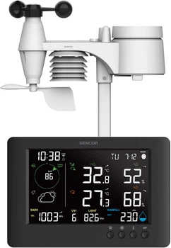 Метеостанція Sencor SWS 10500 WiFi з бездротовим датчиком 7-в-1
