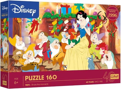 Пазли Trefl - Trefl 40th anniversary. Казкове Різдво / Disney / Trefl /160 елементів (40057)