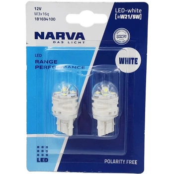 Комплект світлодіодних ламп Narva Range Performance W21/5W LED 12V W3x16d WHITE 6000K (2 шт)