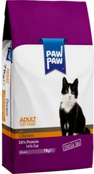 Сухий корм Hermos Pawpaw Преміум для дорослих кішок з куркою 7 кг (8681692100357)