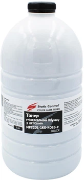 Тонер Static Control универсальный Odyssey HP/Canon 1 кг Black (MPTCOL-1KG-KOS3-P)