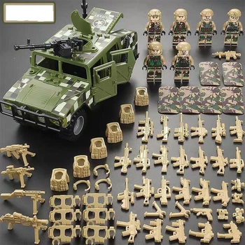 Конструктор броньовик із фігурками, зброєю військових для Лего Lego 350 деталь ЗСУ