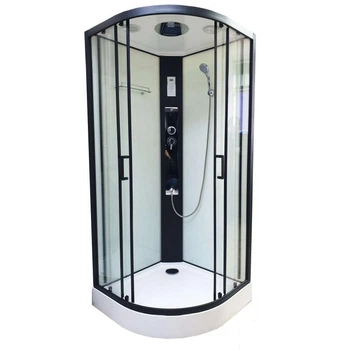 Душевой бокс VERONIS Veronis BN-4-100 white (black) 100х100х220