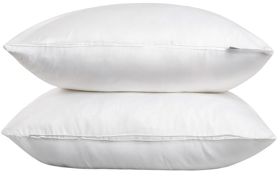 Zestaw poszewek Homla Bamsa z satyny bambusowej Biły 70 x 80 cm 2 szt (5906496738531)