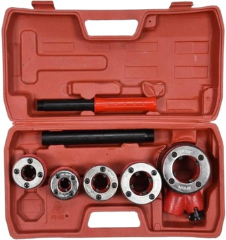 Zestaw do gwintowania VOREL 3/8"-5/4" w walizce 7 szt (55820_v)