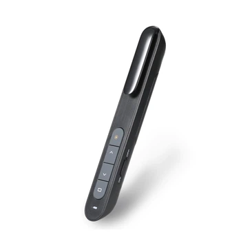 Бездротовий презентер BEBONCOOL + лазерна указка ручка з USB-A 2.4GHz ресивером (у комплекті) для презентацій у Windows 11, 10, 8, 7, MacOs, Linux