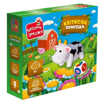 Настольная игра для детей Vladi Toys "Цветочное приключение" с коровкой Сенди VT2100-20