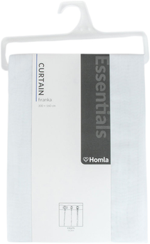 Фіранка Homla B2 Essentials Swiss на кільцях біла 300x160 см (5906496717765)