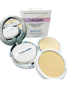 Пудра для обличчя з колагеном Enough Collagen 3 in 1 Whitening Moisture Two Way Cake SPF 28 PA++ №21, 2x13g