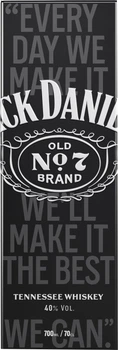 Теннессі Віскі Jack Daniel's 0.7 л 40% у металевій коробці (5099873090473)